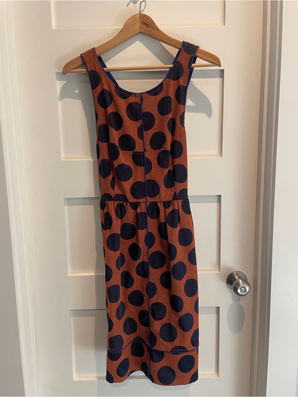 Maeve Royal Blue Dress with Clean Label Detail